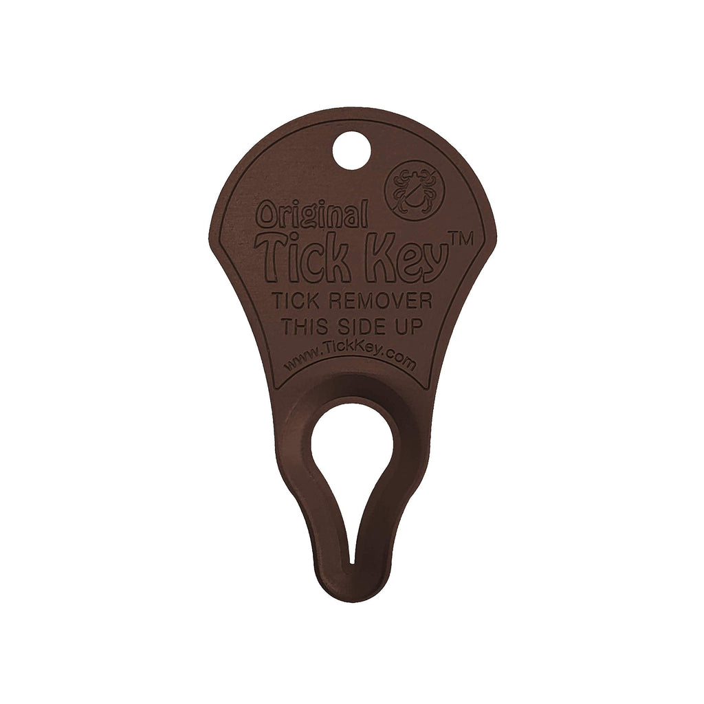 The Original Tick Key -Tick Detaching Device - Portable, Safe and Highly Effective Tick Removal Tool (Brown) - PawsPlanet Australia