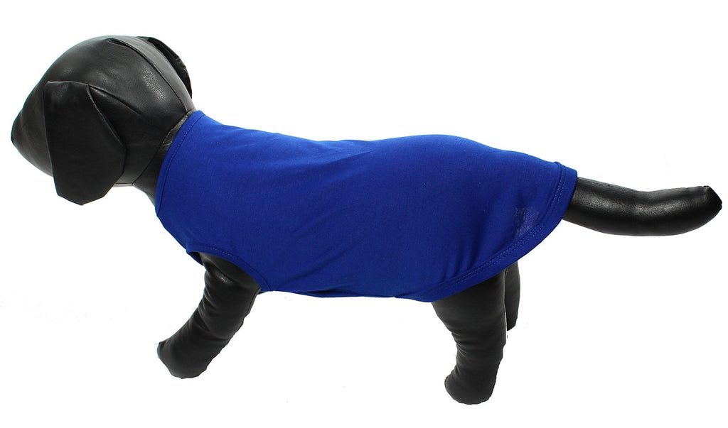 [Australia] - PAWPATU Shirt for 8-12 lb Dogs, Small, Royal Blue 