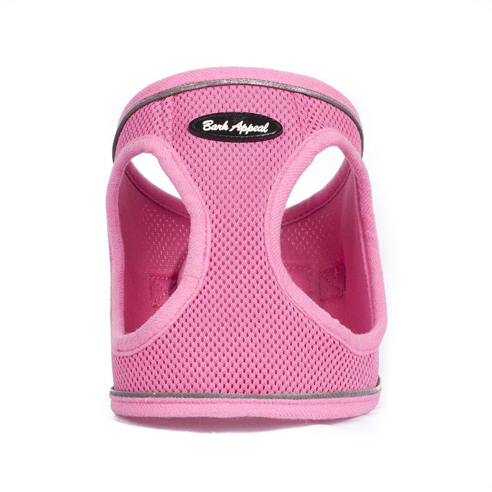 [Australia] - Bark Appeal Reflective Mesh Step in Harness, Pink Medium 