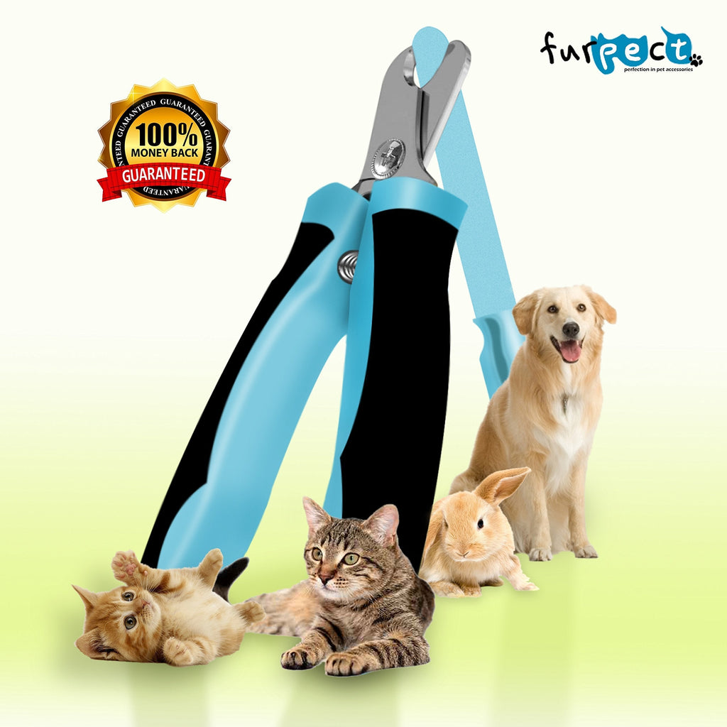 [Australia] - PREMIUM Pet Nail Clippers For Cats and Dogs by Furpect ™ Best Dog Toenail Trimmer - Free Nail File For Professional Trimming and Filing for Your Dog or Cat * Includes Clear Instructions and FREE eBook 