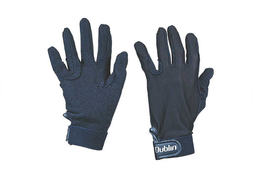 Dublin Everyday Mesh Back Track Riding Gloves Extra Small - PawsPlanet Australia