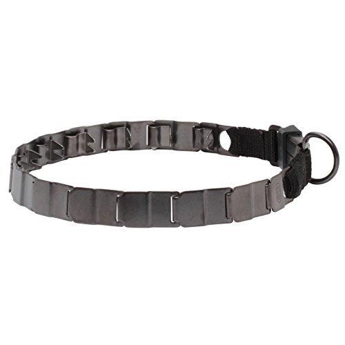 Herm Sprenger Black Stainless Steel Matt Neck Tech Sport Dog Collar - 23 3/5 inches - PawsPlanet Australia