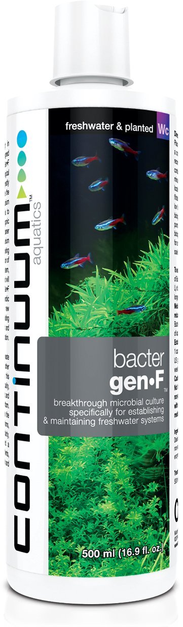 [Australia] - Continuum Aquatics Bacter Gen-F, breakthrough microbial culture specifically for establishing & maintaining freshwater systems, 500ml 