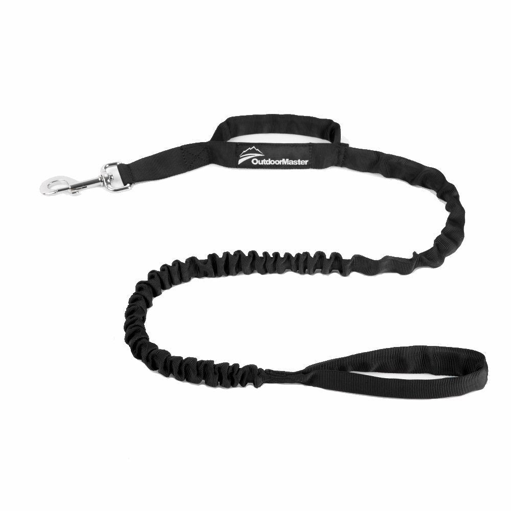 OutdoorMaster Bungee Dog Leash, Improved Dog Safety & Comfort Advanced: Black - PawsPlanet Australia