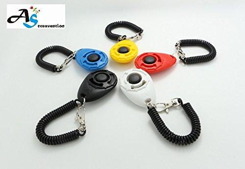 [Australia] - A&S Creavention PetClicker Big Button clicker Keychain x 3pcs 5 Mix 5 Colors 