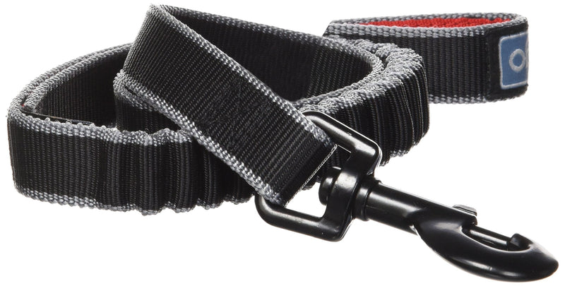 [Australia] - Kurgo Springback Leash for Dogs | Dog Bungee Leash | Running Dog Leash | Leash for Training | Padded Handle | D-Ring for Accessories | Internal Bungee | Eases Pulling | Chili Red / Black 30" Red/Black 