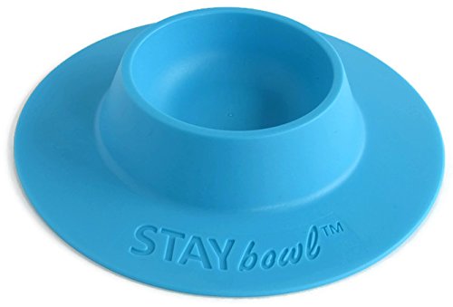 STAYbowl Tip-Proof Ergonomic Pet Bowl for Guinea Pig and Other Small Pets; 1/4-Cup Size; Sky Blue - PawsPlanet Australia