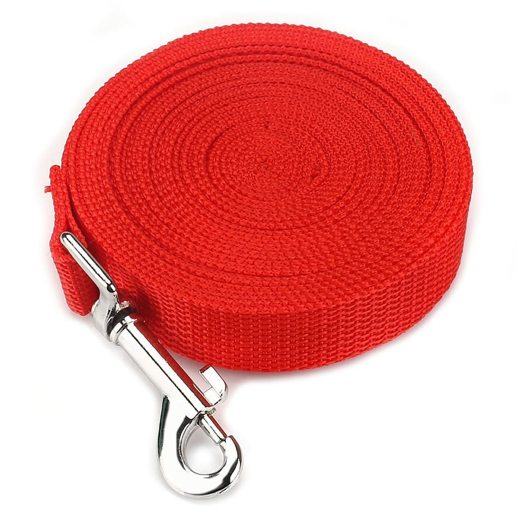 [Australia] - Pet Puppy Training Obedience Lead Leash (6Feet, red) 6Feet 