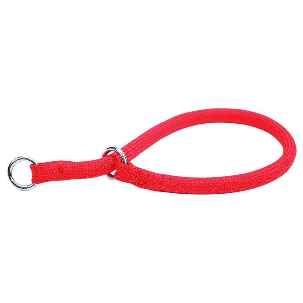 [Australia] - Coastal Red Nylon Round Choke Collar 14 Inch Pet 