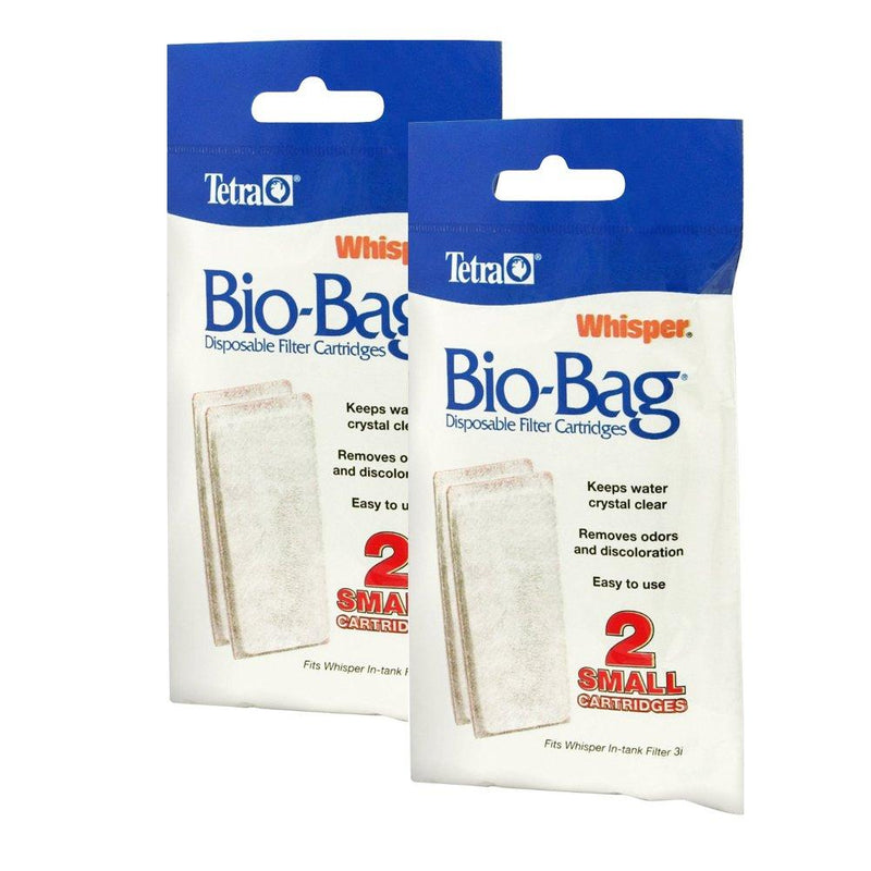 [Australia] - Tetra Whisper Assembled Bio-Bag Filter Cartridges, Small, 4-Count 