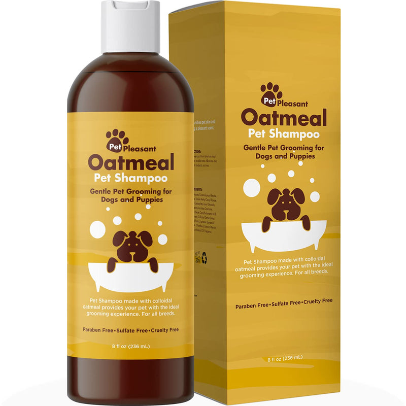 Deodorizing Dog Shampoo for Dry Skin - Moisturizing Colloidal Oatmeal Dog Shampoo for Smelly Dogs and Dog Grooming Supplies - Gentle Pet Shampoo for Dogs for Pet Odor and Dog Wash Puppy Supplies - PawsPlanet Australia