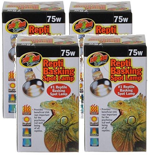 [Australia] - Zoo Med Repti Basking Lamps 75 Watt (4 Pack) 