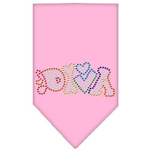 [Australia] - Technicolor Diva Rhinestone Pet Bandana Small Light Pink 