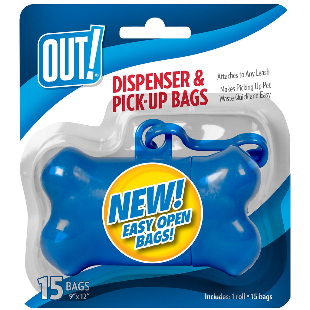 [Australia] - Out! Dispenser & 15 Pick-Up Bags Blue 