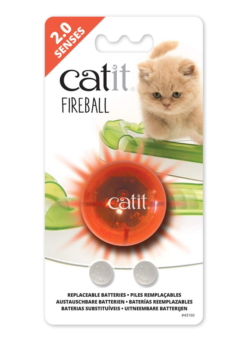 Catit Senses 2.0 Circuit, Interactive Cat Toys Fireball Cat Ball Toy Standard Packaging - PawsPlanet Australia