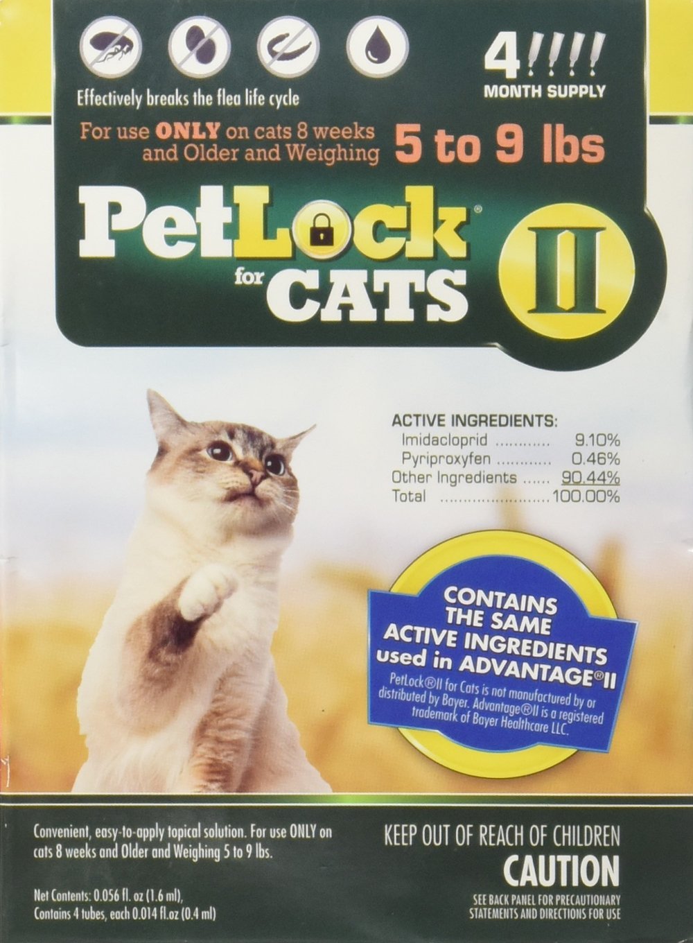 Petlock Ii Drops for Cats - PawsPlanet Australia