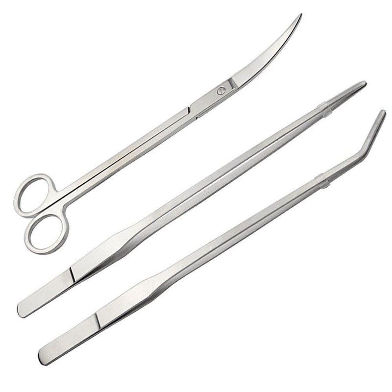 [Australia] - LILYS PET Stainless Steel Aquarium Tank Aquatic Plant Tools Sets 3 IN 1 