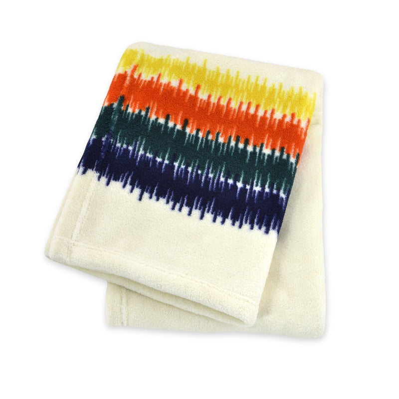 Territory Dog Blankets Large 30 X 40 Cream W/ Color Bands - PawsPlanet Australia