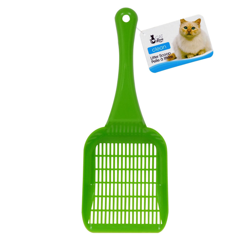 CAT LOVE Litter Scoop Green Standard Packaging - PawsPlanet Australia