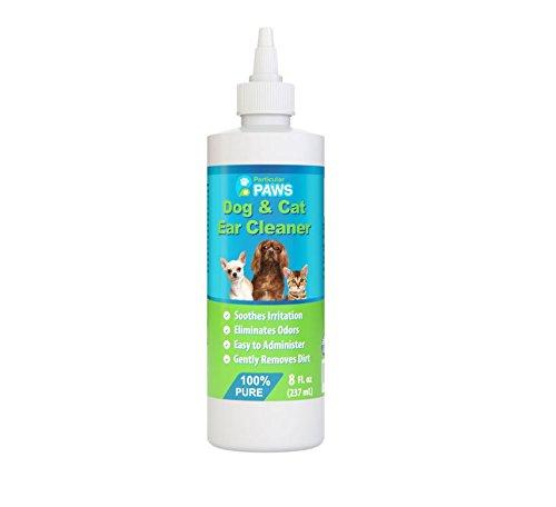 Particular Paws Ear Cleaner for Dogs and Cats with Aloe Vera, Tea Tree Oil & Vitamin E - 8oz - PawsPlanet Australia