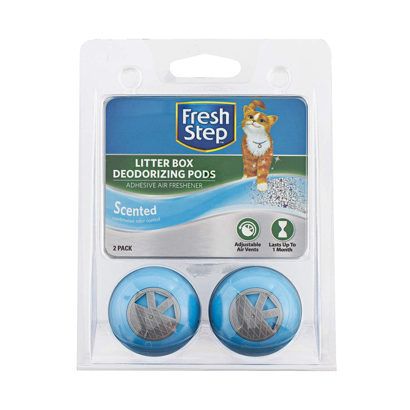 Fresh Step Cat Litter Box Deodorizing Pods In Fresh Scent - Cat Deodorizer Adhesive Pods for Litter Box - Great Way to Eliminate Cat Odors From the Home - Easy to Use 1 Pack - PawsPlanet Australia