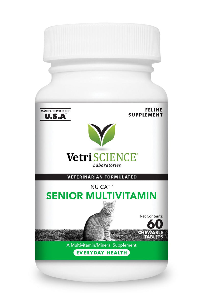 VETRISCIENCE NuCat Senior Multivitamin for Cats 60 - PawsPlanet Australia