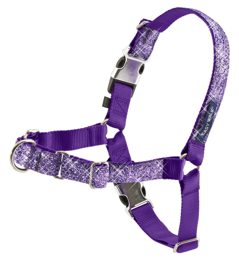 [Australia] - PetSafe Bling Easy Walk Harness Medium Purple Bling 