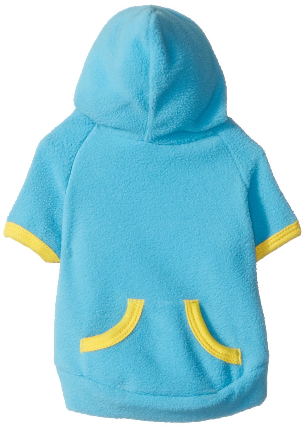 [Australia] - SMALLLEE_Lucky_Store Pet Clothes for Small Dog Cat Blank Fleece Coat Hoodie Jumper Sport Style Blue XS 