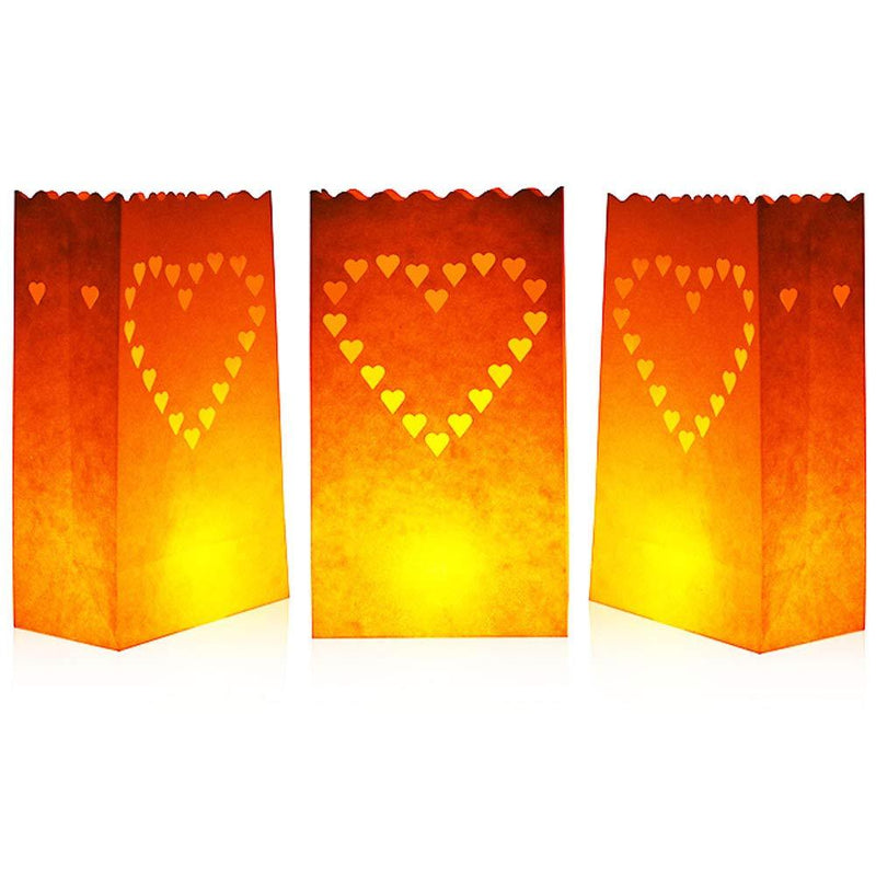 Cospring Luminary Bag Candle Bag Light Holder for Home Outdoor Christmas Wedding Reception Holiday Party and Event Occasion Decoration - Flame Resistant Paper - (20 Count) 05 - PawsPlanet Australia