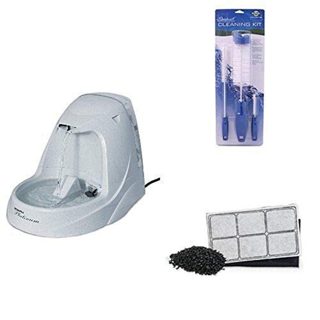 [Australia] - PetSafe Drinkwell Platinum Pet Fountain, 3 Replacement Filters, and Cleaning Kit Bundle 