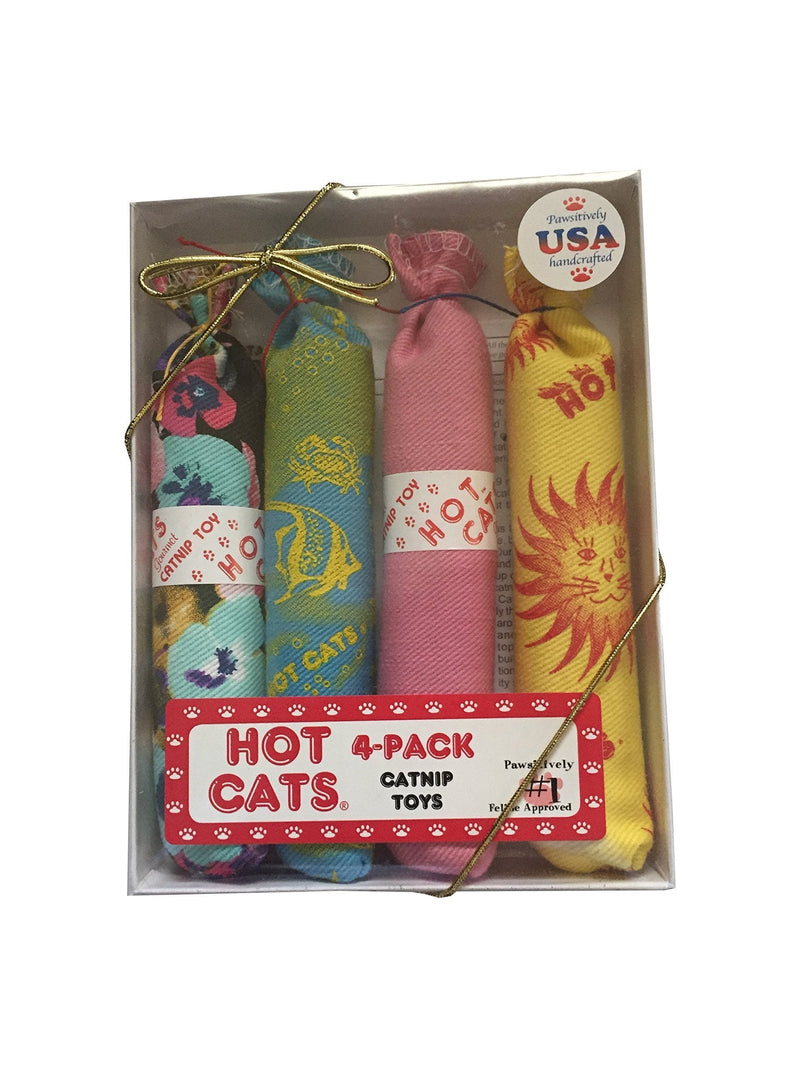 [Australia] - HotCat Catnip Sausage Toys 4 Pack - Package of Four (4) Hot Cat Catnip Sausages … 