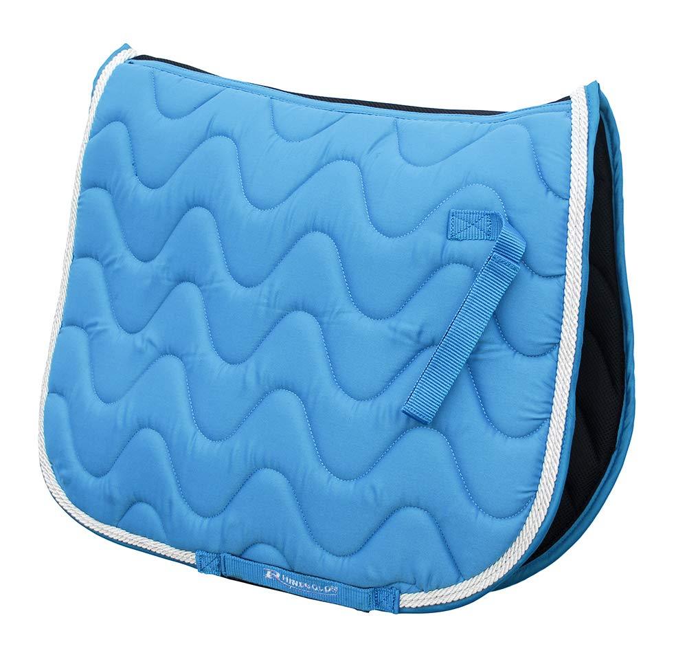 Rhinegold Wave Saddle Pad-Cob-Turquoise - PawsPlanet Australia