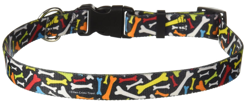 [Australia] - Crazy Bones Designer Standard Dog Collar Medium 3/4" Wide 