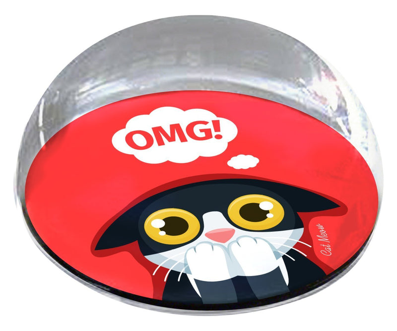 [Australia] - Forever Crystal "OMG Cartoon Cat Pet Memorial Magnet 