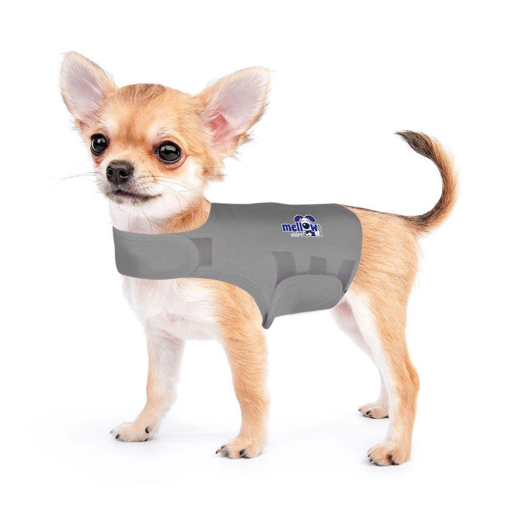 Mellow Shirt Dog Anxiety Calming Wrap XX-Small Aluminum - PawsPlanet Australia