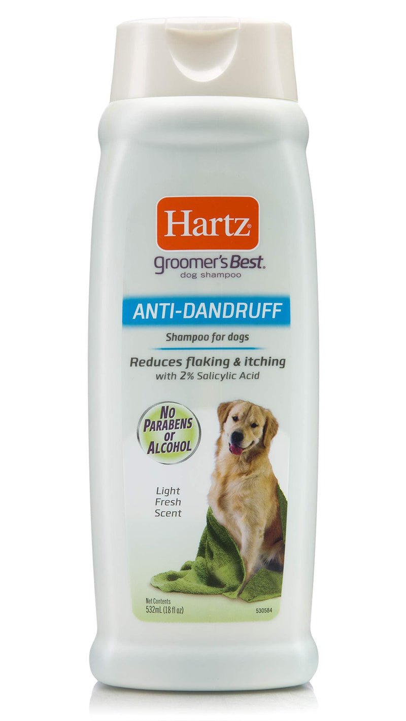 Hartz Groomer's Best Dog Shampoo For All Pet Washing Needs and All Life Stages ANTIDANDRUFF 18 oz - PawsPlanet Australia