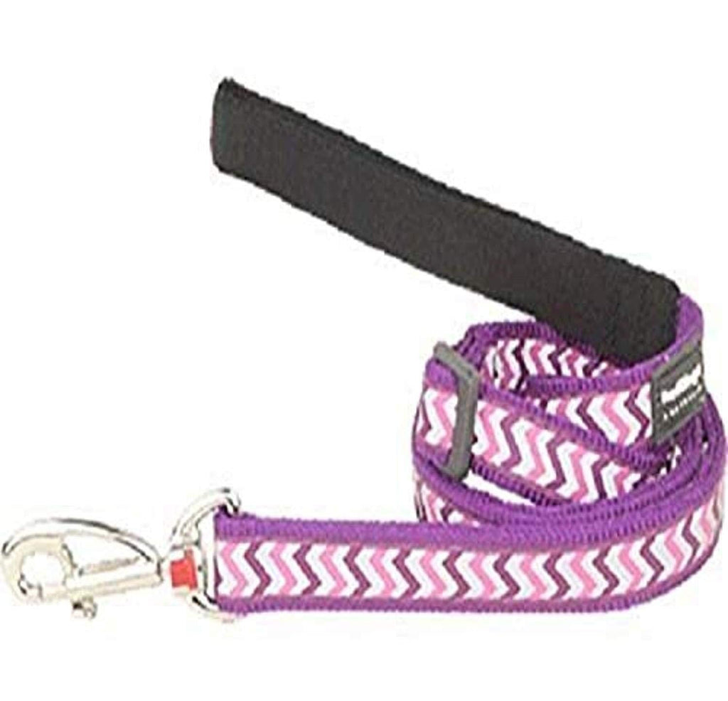 [Australia] - Red Dingo Reflective Ziggy Dog Lead Medium-Large Purple 