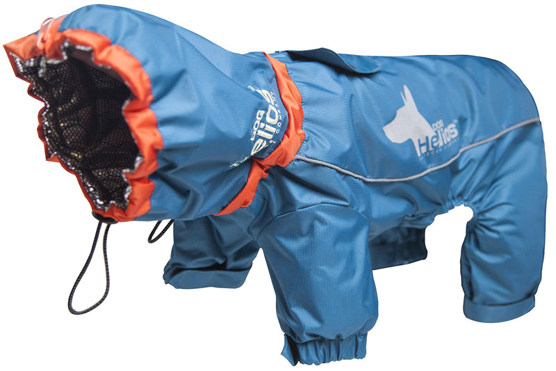 [Australia] - DOGHELIOS 'Weather-King' Windproof Waterproof and Insulated Adjustable Full Bodied Pet Dog Jacket Coat w/ Heat Retention Technology, X-Large, Blue 