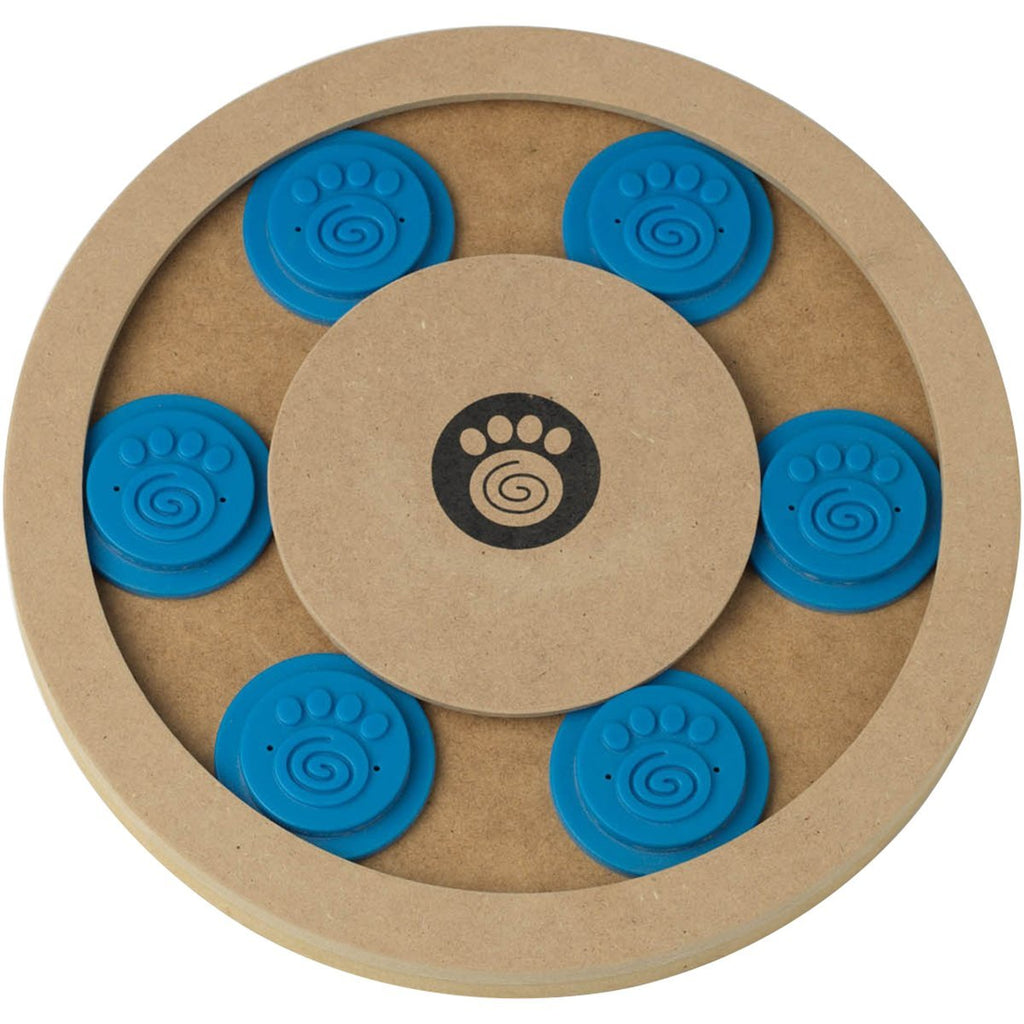 [Australia] - PetRageous Thinkrageous Interactive Intermediate Level Puzzle Piece Pet Toy, 9.84", Blue 
