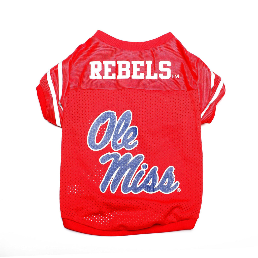 [Australia] - Pet Goods NCAA Mississippi Ole Miss Rebels Collegiate Pet Jersey, Medium 