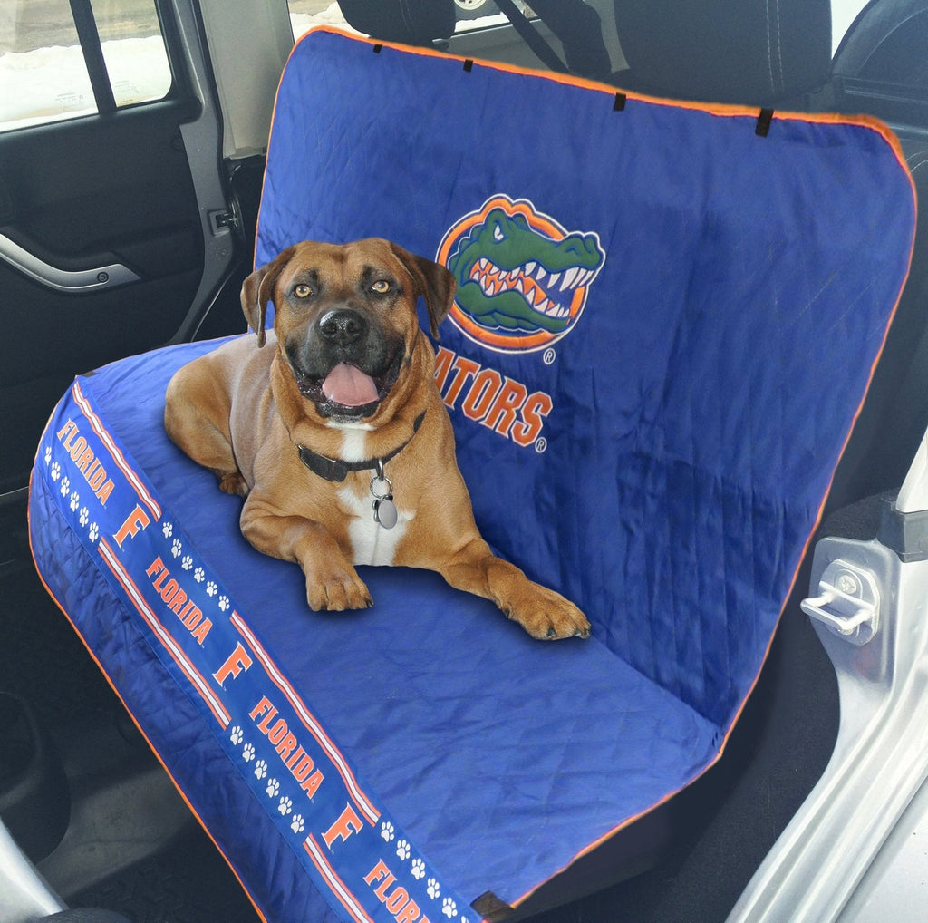 [Australia] - Pets First NCAA Collegiate PET Car Seat Cover - Available in 12 Teams Collegiate Florida Gators 