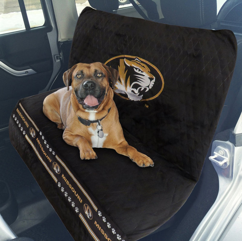 [Australia] - Pets First NCAA Collegiate PET Car Seat Cover - Available in 12 Teams Missouri Tigers 