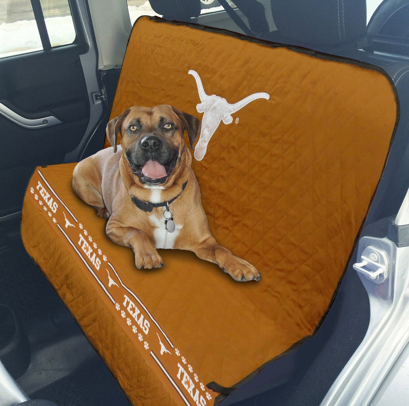 [Australia] - Pets First Collegiate Texas Longhorns Pet Car Seat Cover 