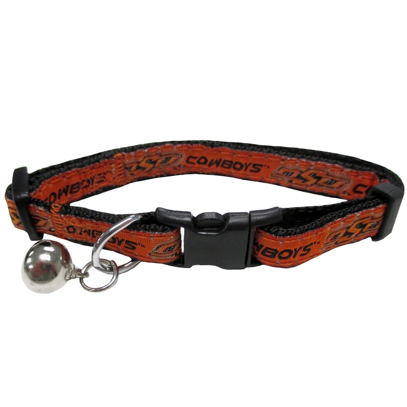 [Australia] - Pets First Collegiate Pet Accessories, Cat Collar, Oklahoma State Cowboys, One Size 