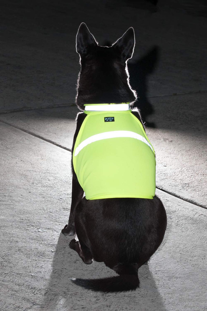 [Australia] - 2PET Dog Hunting Vest and Safety Reflective Vest - Used for High Visibility - Protects Pets from Cars & Hunting Accidents in Both Urban and Rural Environments - Choose Color and Size Small Andromeda Yellow 