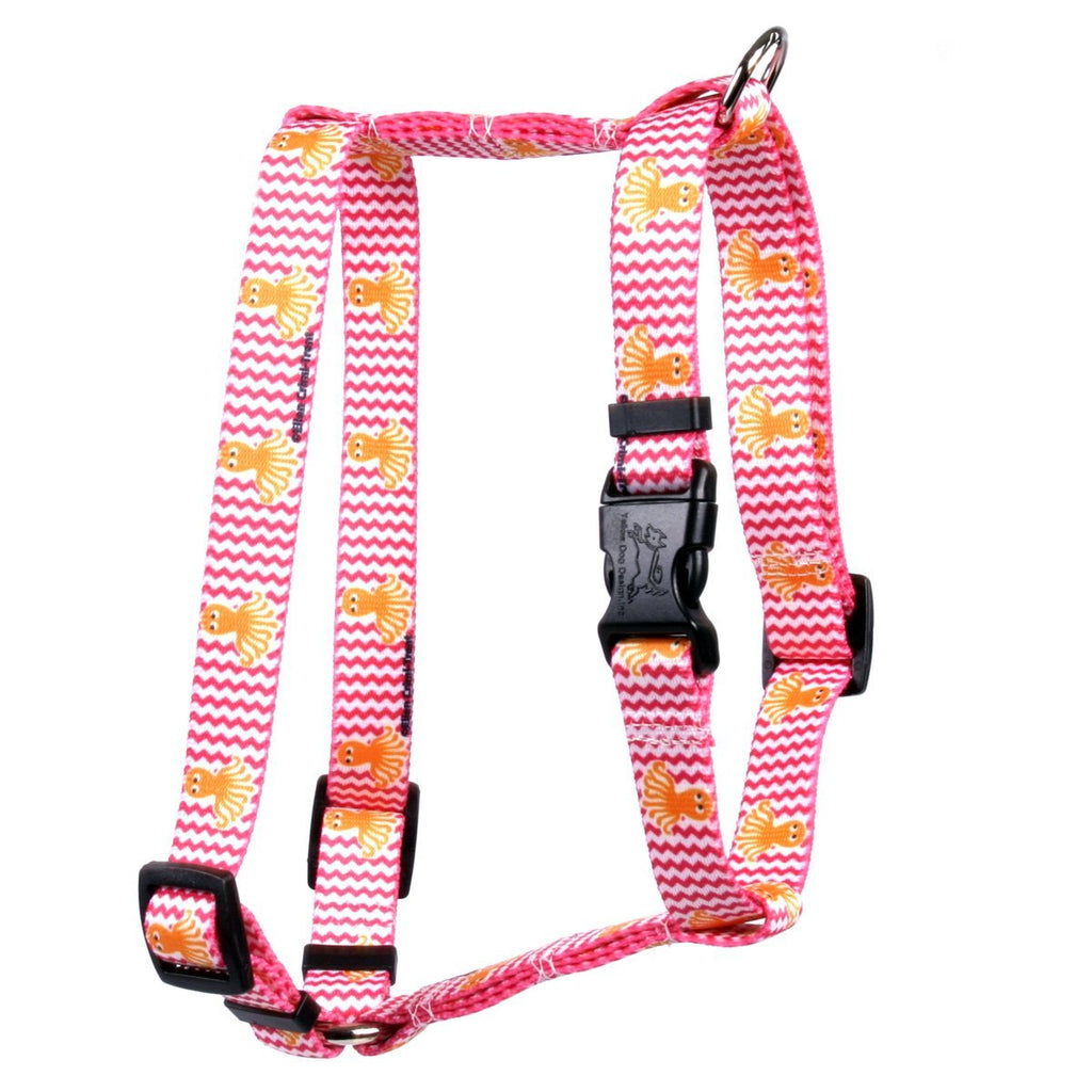 [Australia] - Yellow Dog Design Playful Octopus Roman Style H Dog Harness- Small/Medium 14" - 20" 