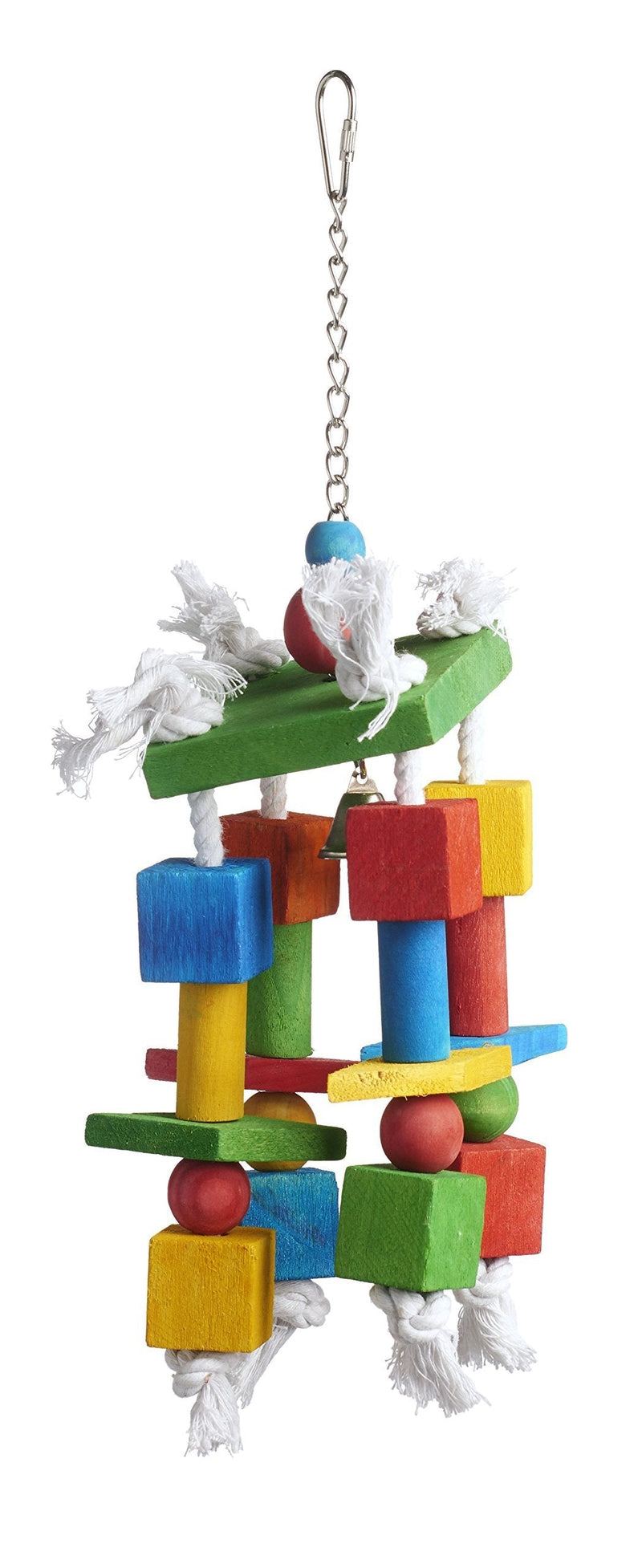 [Australia] - Prevue Pet Products 60955 Bodacious Bites Crazy Legs Bird Toy, Multicolor 