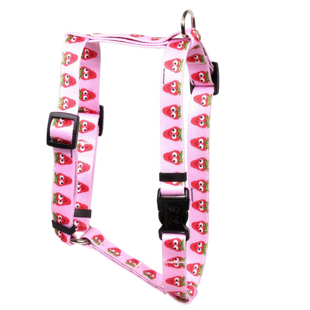 [Australia] - Yellow Dog Design Sweet Strawberries Roman Style Dog Harness- Large 20" - 28" 