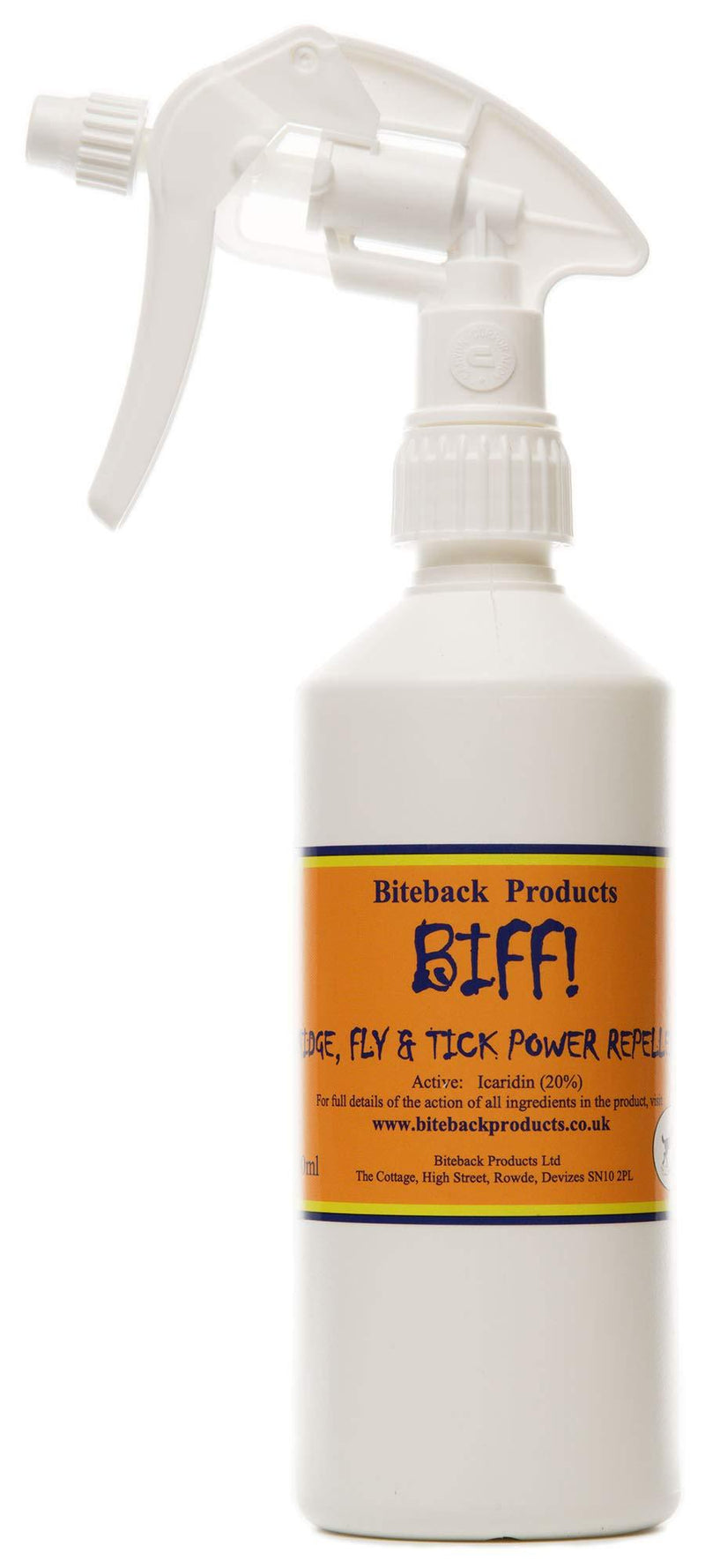 Biteback Products 'BIFF!'™ Powerful 20% Icaridin Insect Repellent - Horse Fly Midge Mosquito - 500ml SPRAY - PawsPlanet Australia