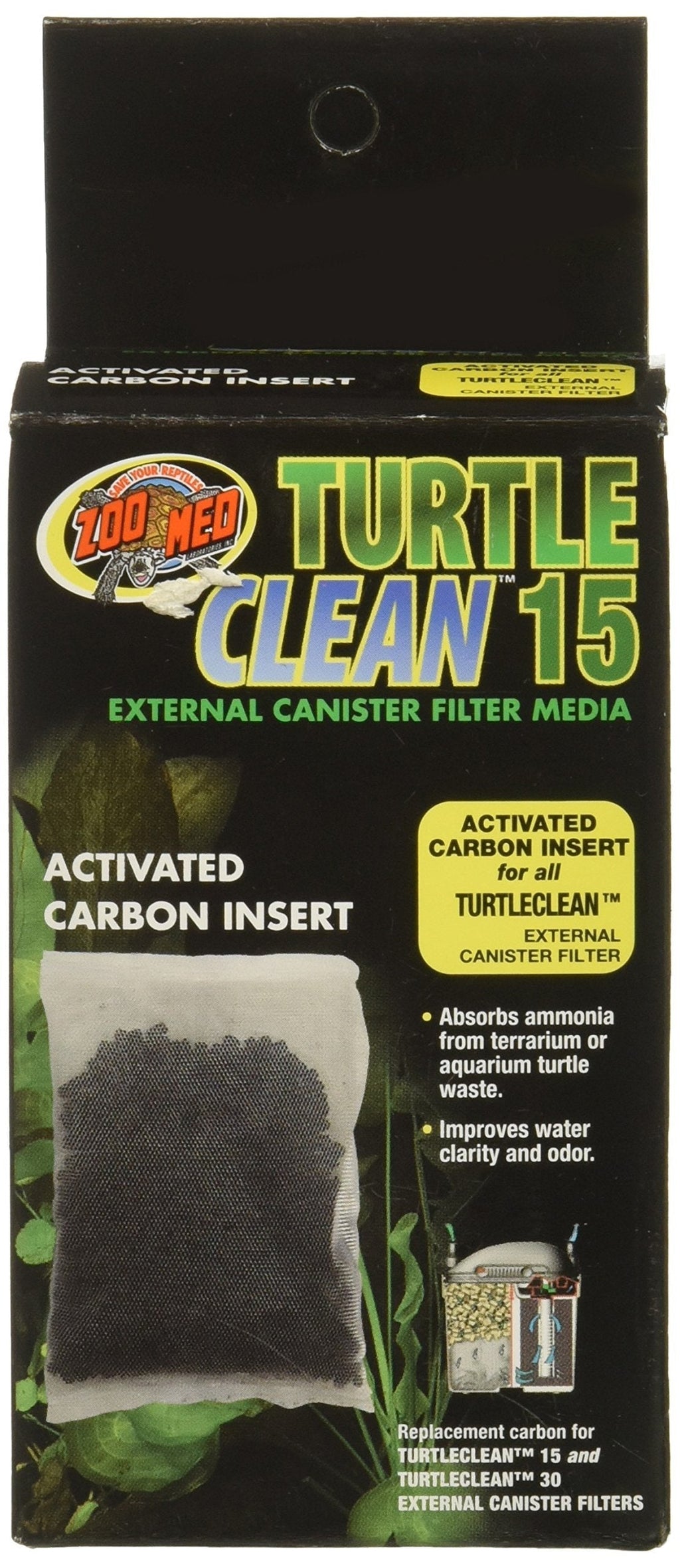 [Australia] - (3 Pack) Zoo Med Turtle Clean 15 Activated Carbon Inserts 